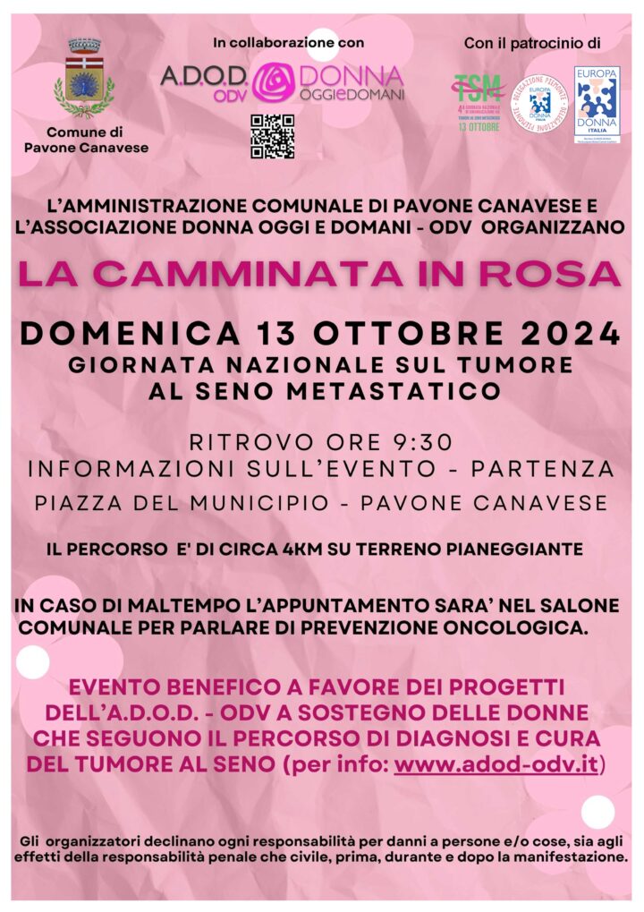 La camminata in rosa